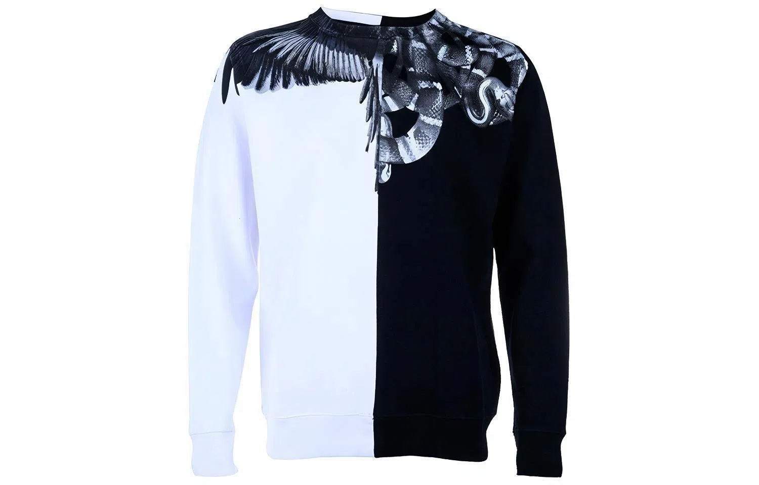 Marcelo Burlon Yin Yang Snake Wings Crewneck Sweatshirt