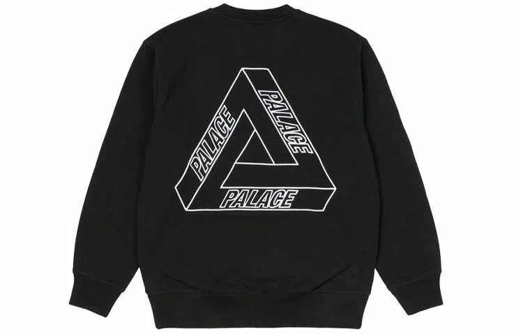 PALACE Outliner Mit Desigher Crew Black