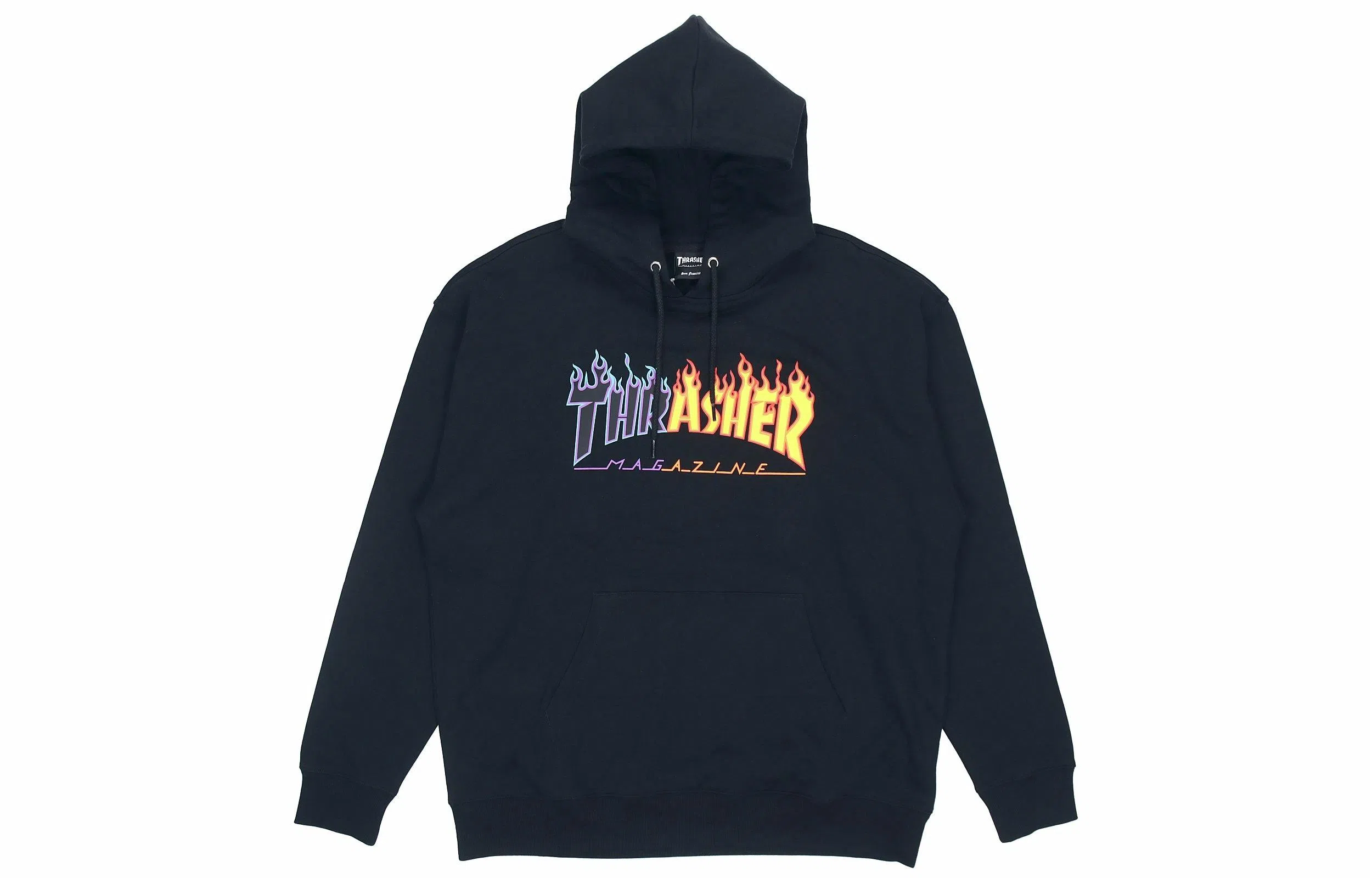 Thrasher Yin Yang Flame Hoodie Black