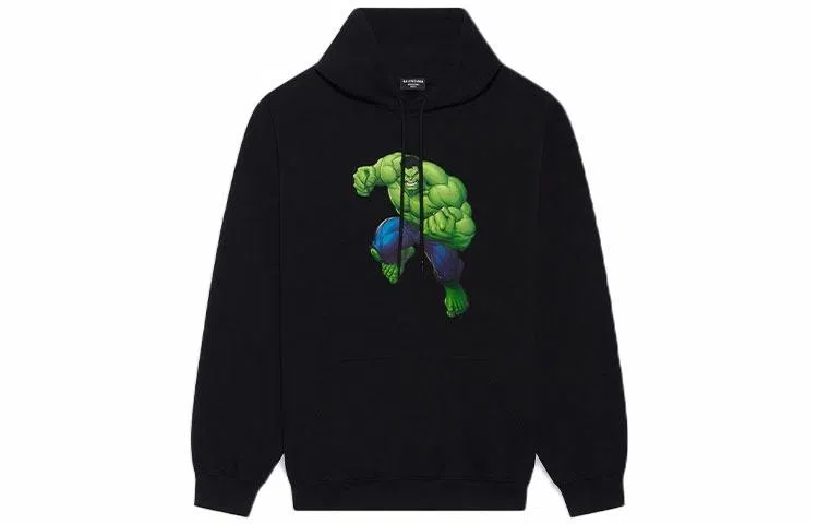 Balenciaga x Hulk Hoodie Black