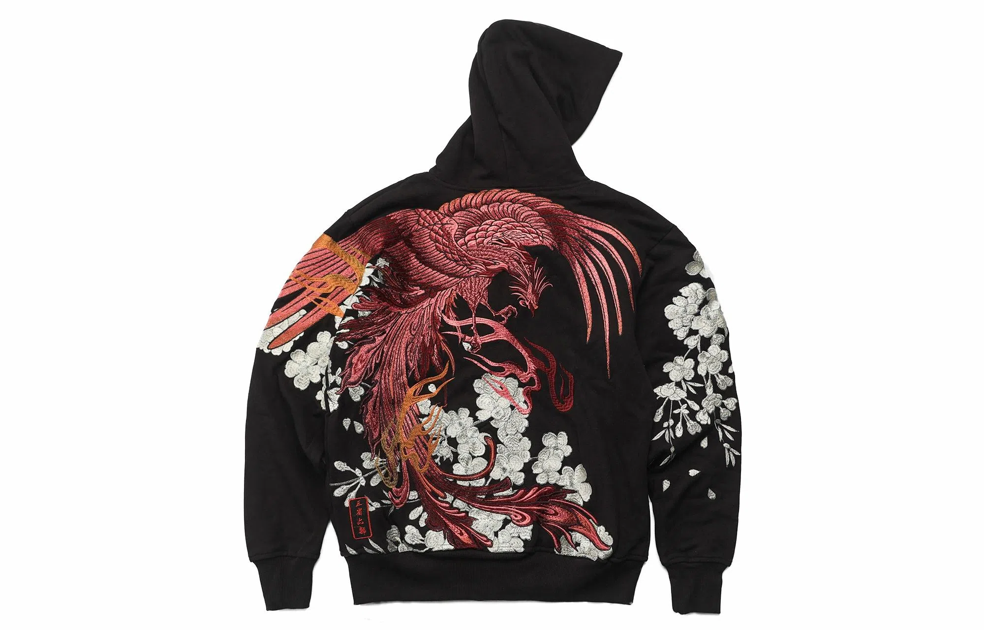 Sanshengliubu Heavy Embroidery Zipper Hoodie