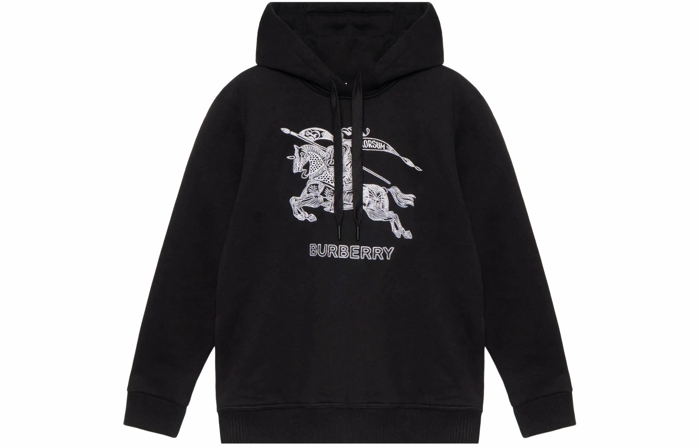 Burberry SS23 Logo Embroidery Sweatshirt Black