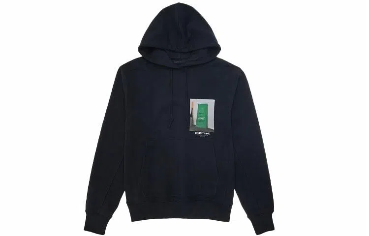 Helmut Lang Logo Print Hoodie