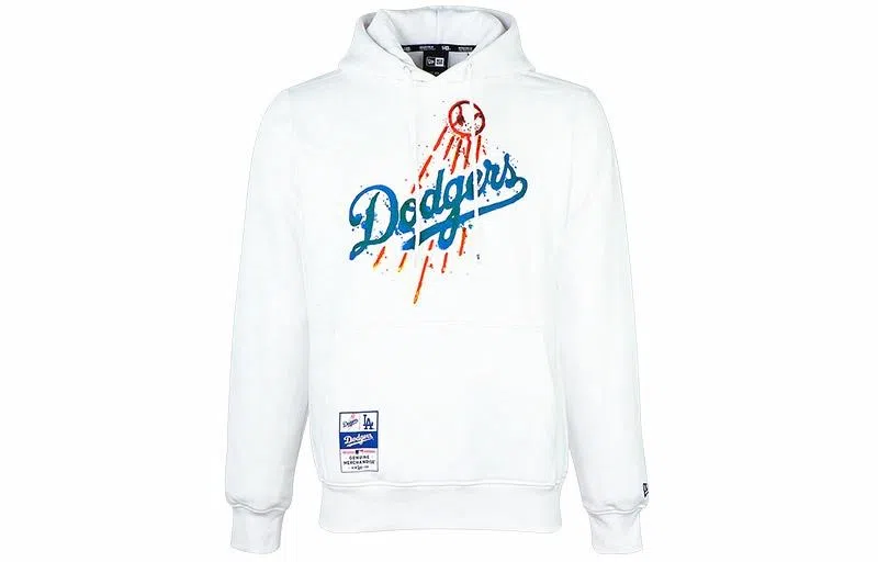 New Era MLB Los Angeles Dodgers Hoodie White