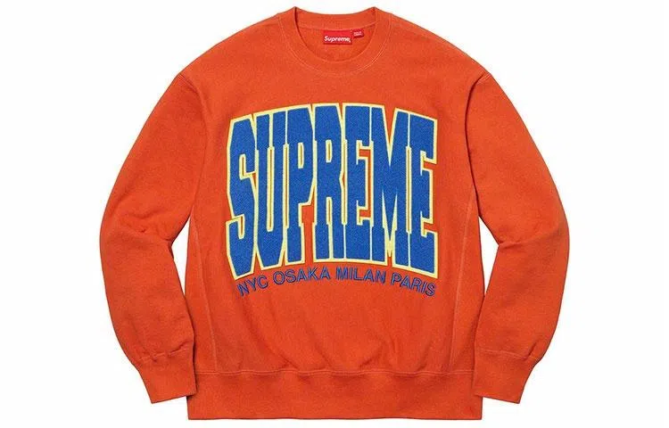 Supreme FW21 Week 1 Cities Arc Crewneck Logo