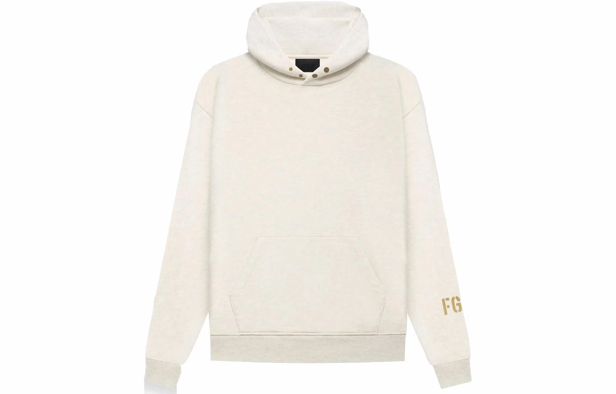 Fear of God FG7C Hoodie Cream Heather Logo
