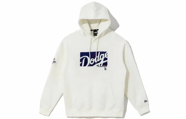New Era MLB Los Angeles Dodgers Hoodie White