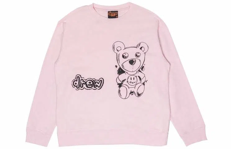 Drew House Theodore Sketch Crewneck Pale Pink