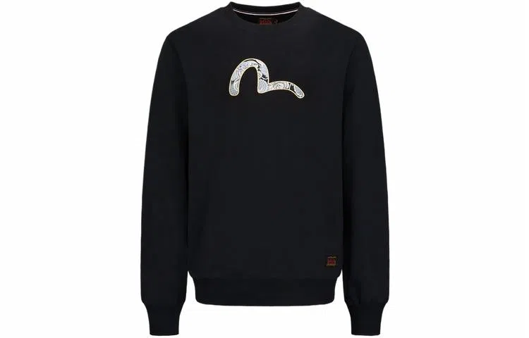 EVISU Seagull Applique Crewneck Sweatshirt