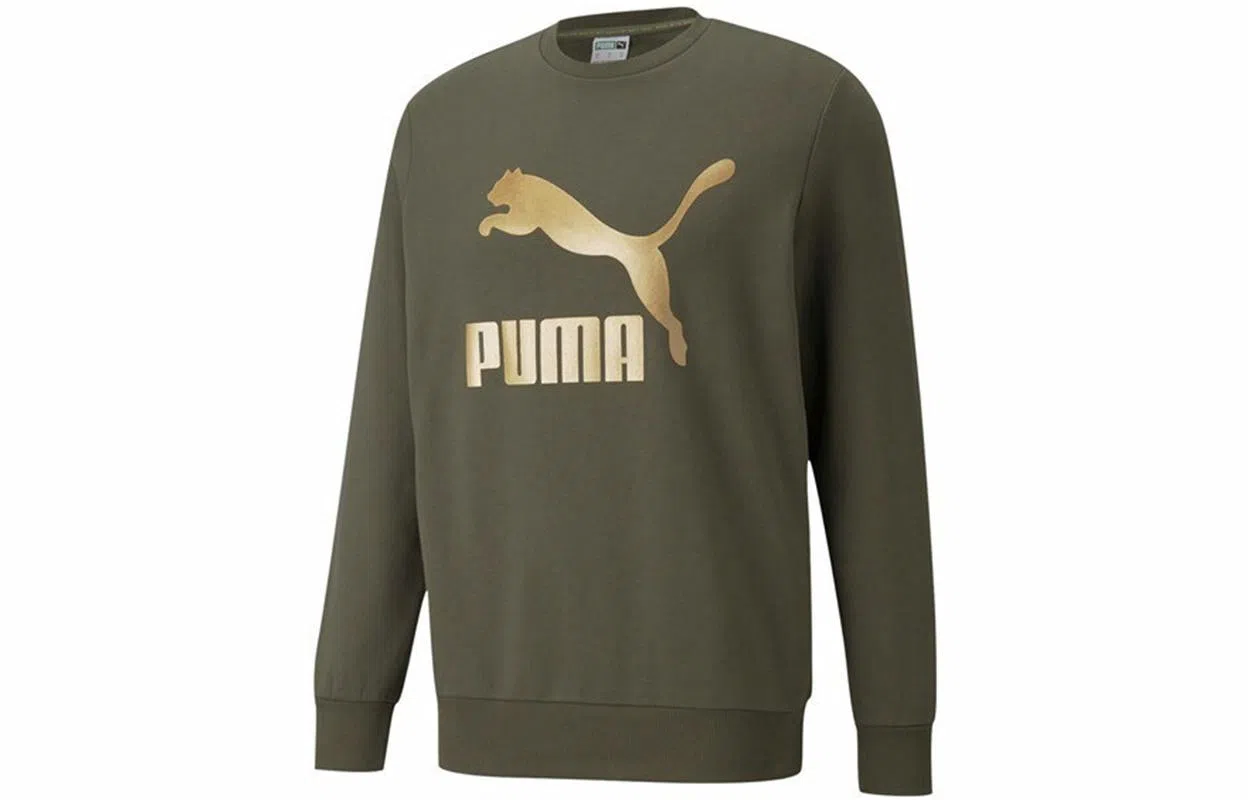 Puma Classics Crewneck Sweatshirt Military Green