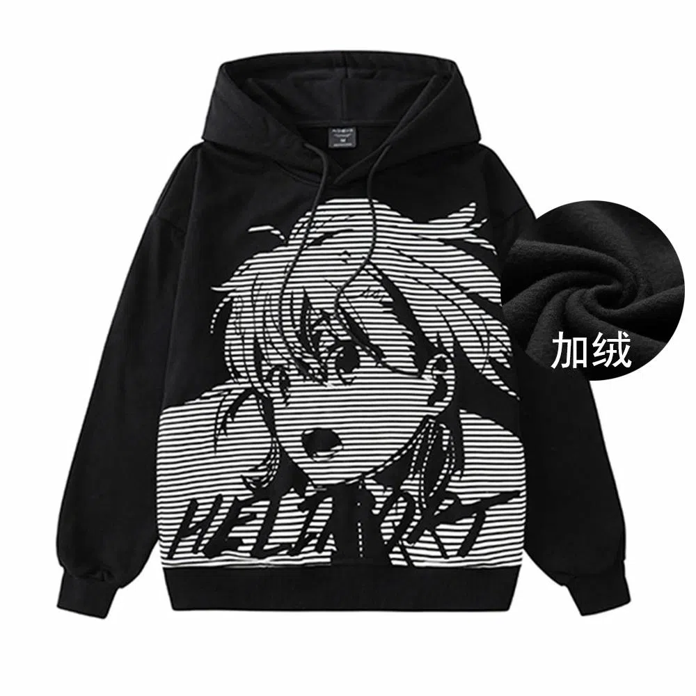 HELIPORT Electromagnetic Pullover Hoodie Black