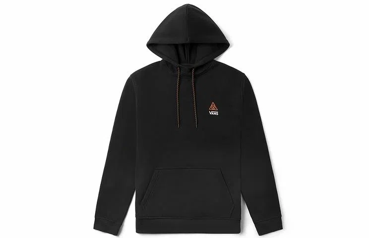Vans Logo Hoodie Black