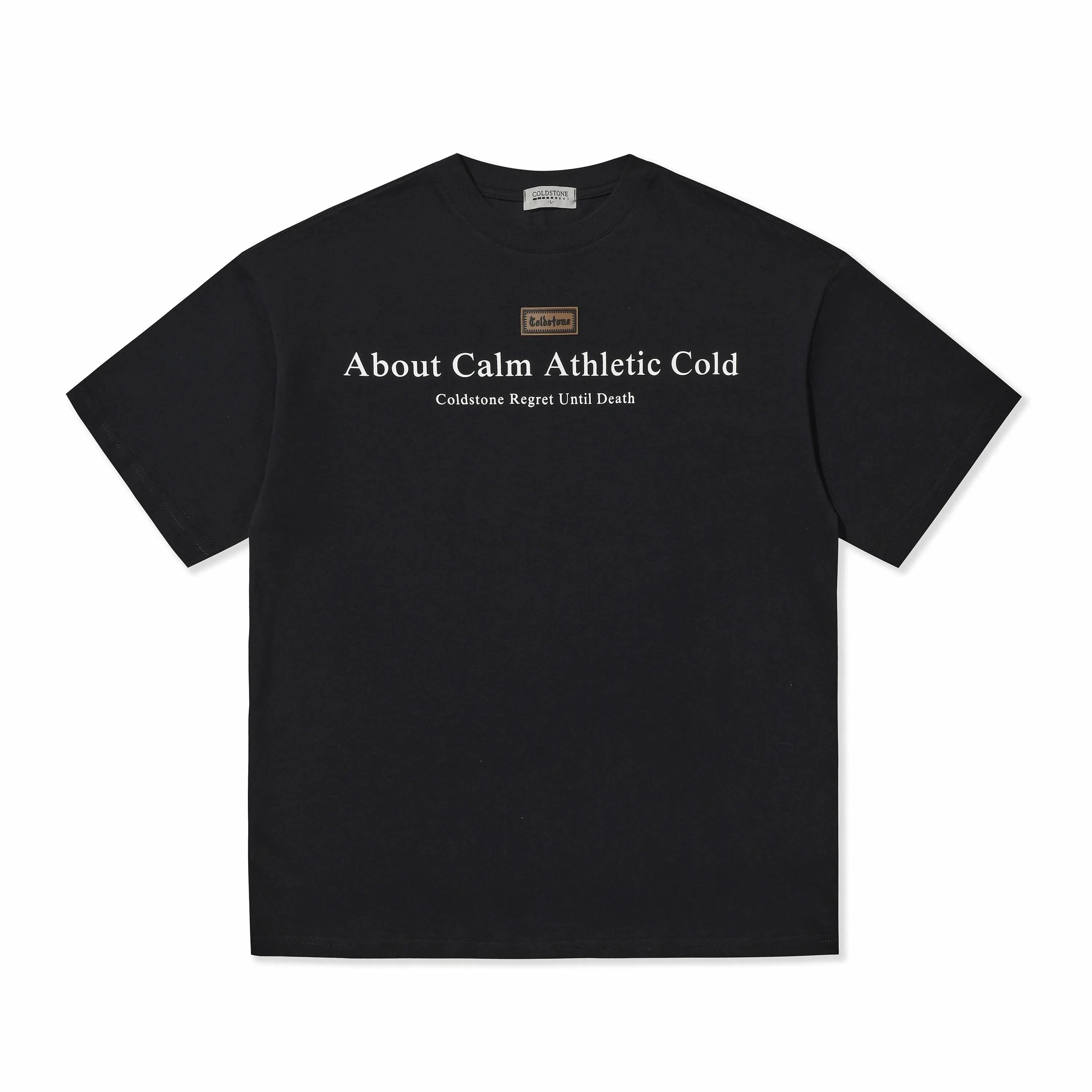 COLDSTONE Slogan Crewneck Tee