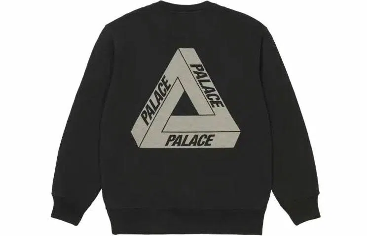 PALACE FW21 Slub Crew Black Logo
