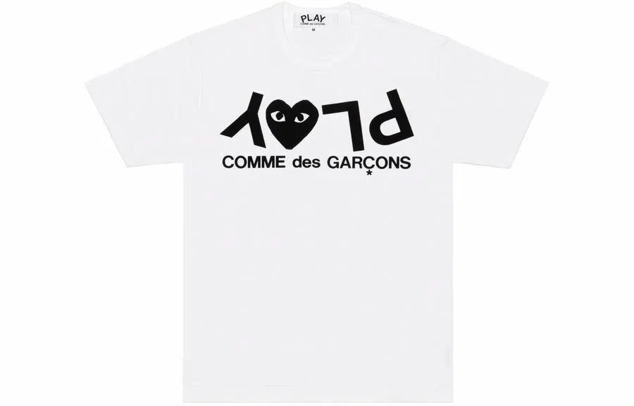 CDG Play Logo T-Shirt White