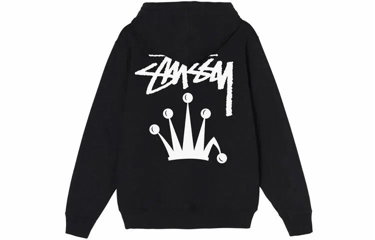 Stussy FW21 Stock Crown Hoodie Logo