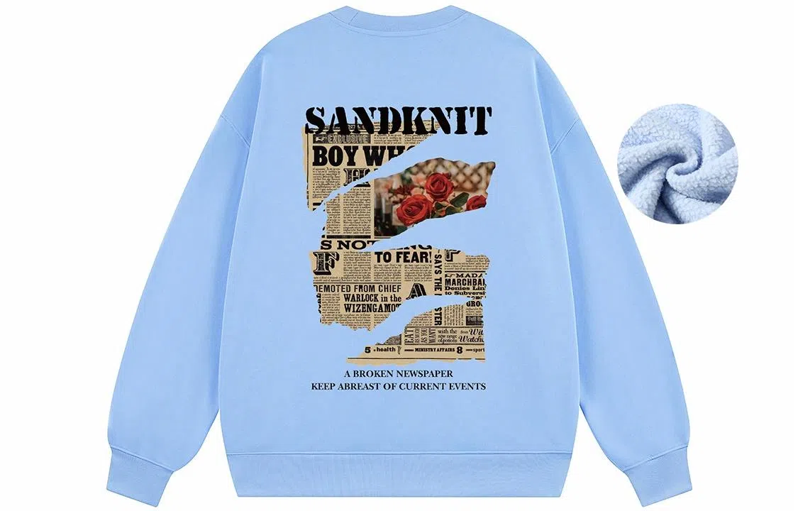 SandKnit Retro Rose Series Sweatshirt