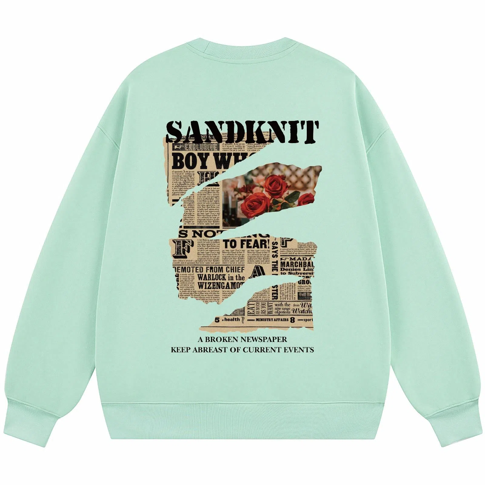 SandKnit Retro Rose Series Sweatshirt
