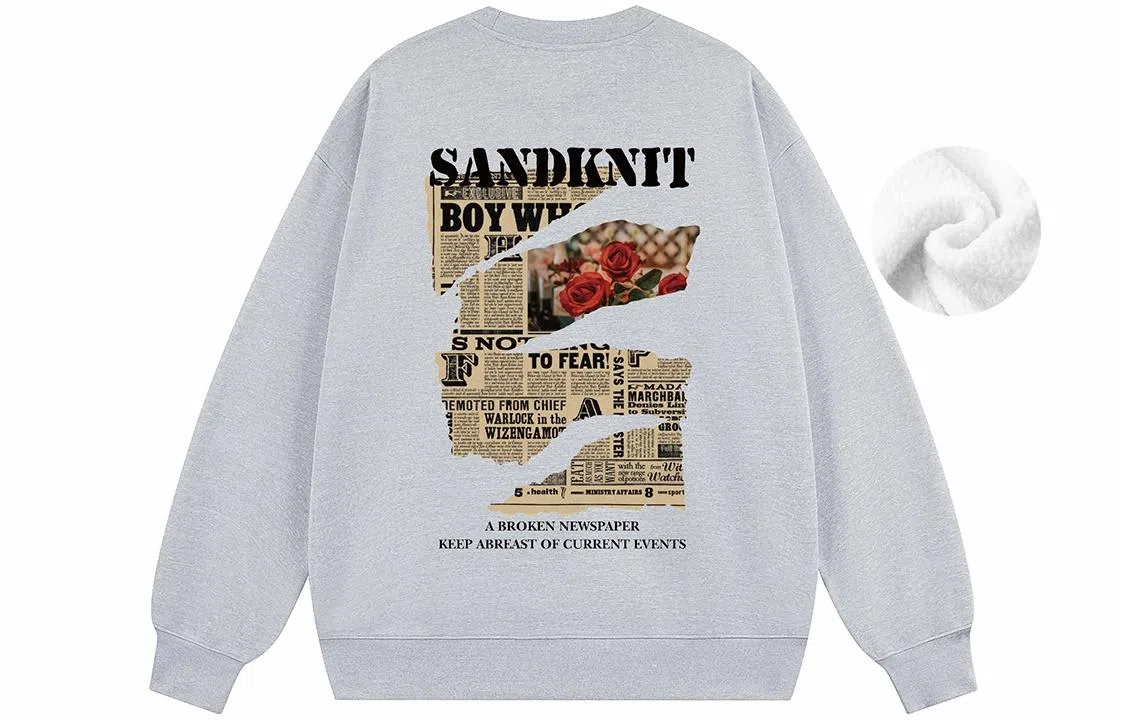 SandKnit Retro Rose Series Sweatshirt