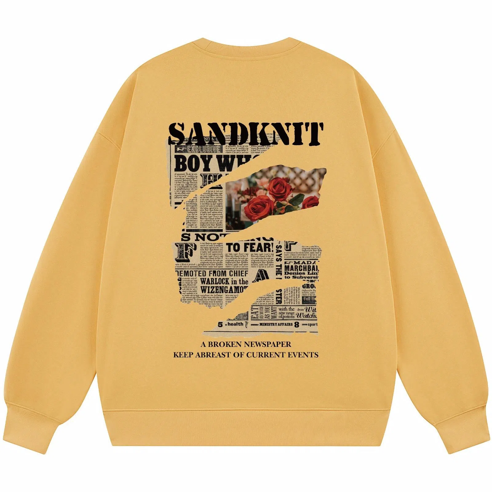 SandKnit Retro Rose Series Sweatshirt