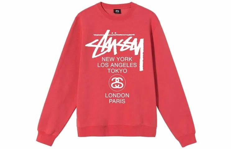 Stussy World Tour Crewneck Sweatshirt