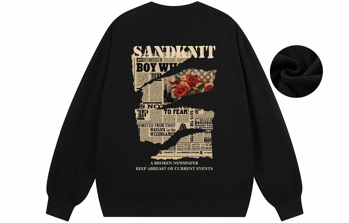 SandKnit Retro Rose Series Sweatshirt