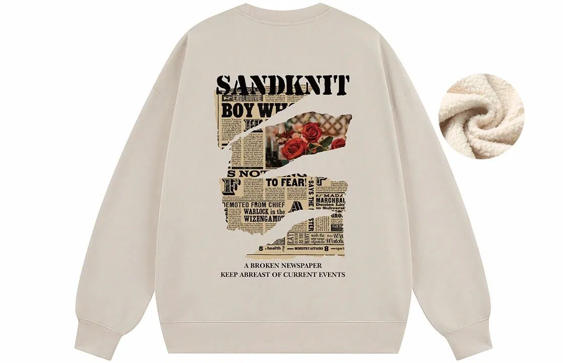 SandKnit Retro Rose Series Sweatshirt