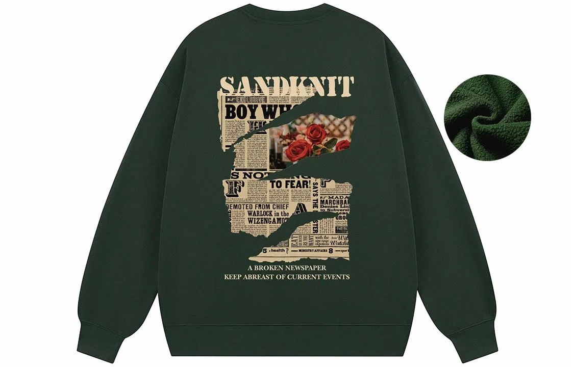 SandKnit Retro Rose Series Sweatshirt