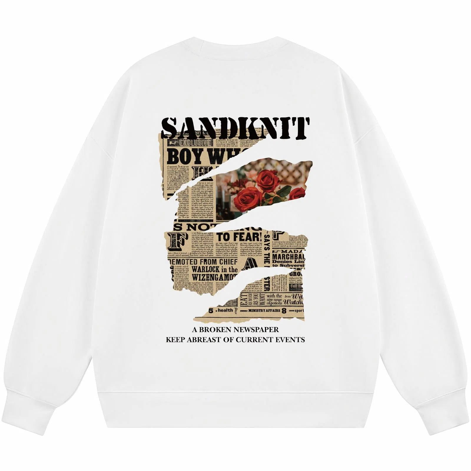 SandKnit Retro Rose Series Sweatshirt