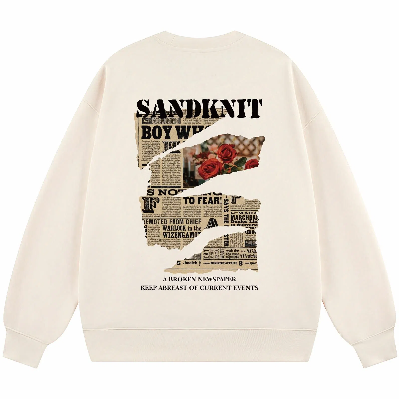 SandKnit Retro Rose Series Sweatshirt