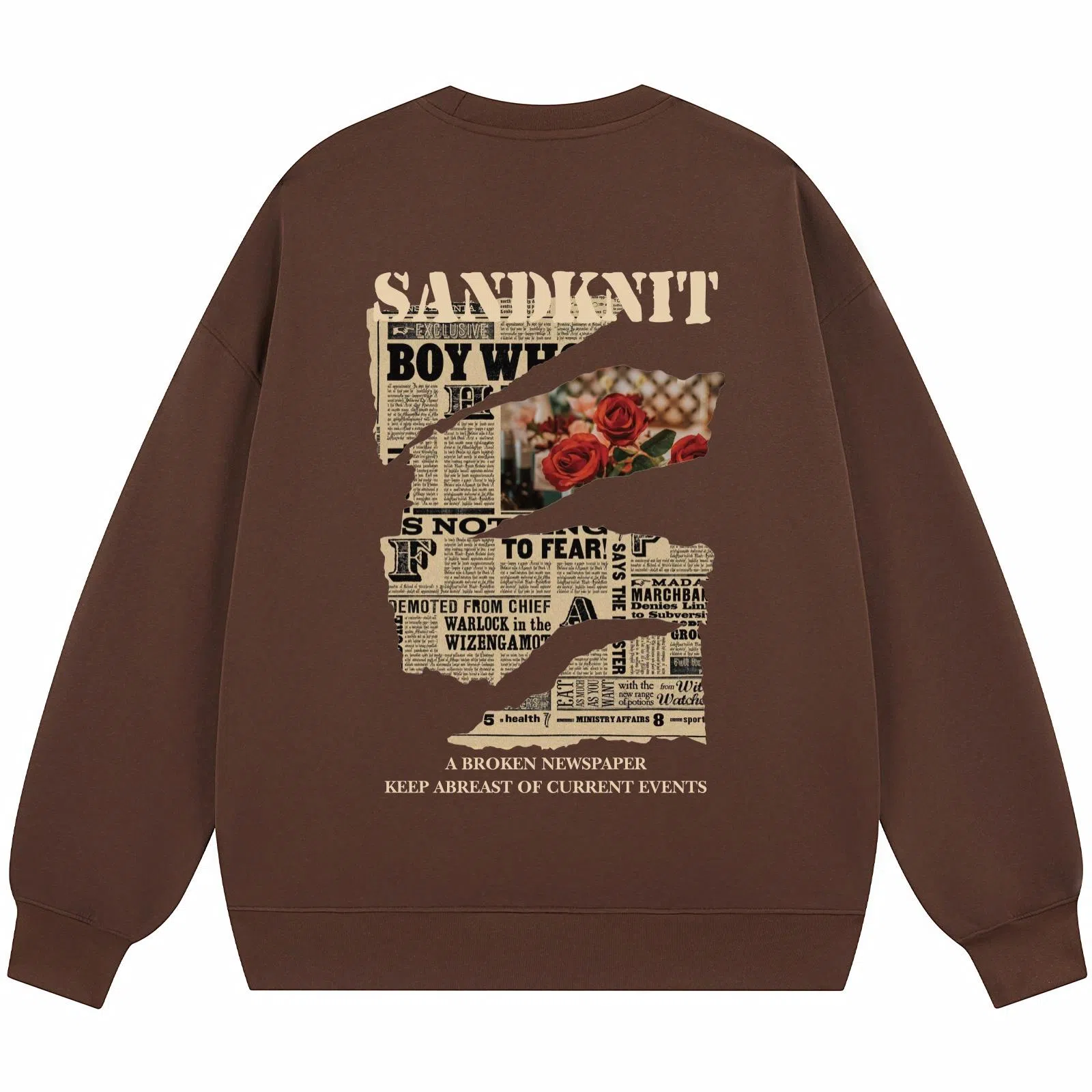 SandKnit Retro Rose Series Sweatshirt