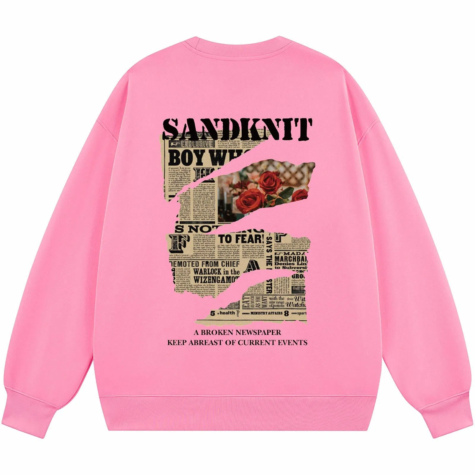 SandKnit Retro Rose Series Sweatshirt