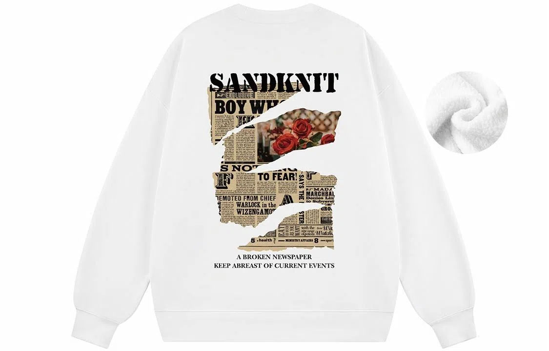 SandKnit Retro Rose Series Sweatshirt
