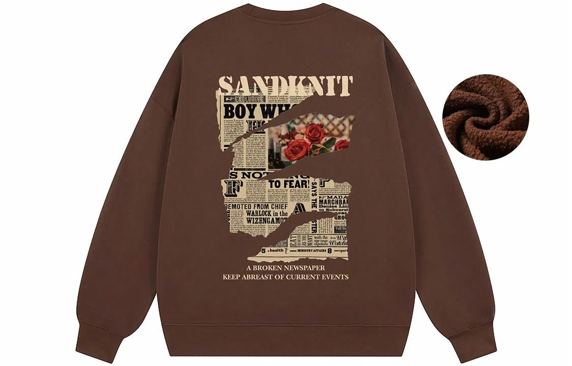 SandKnit Retro Rose Series Sweatshirt