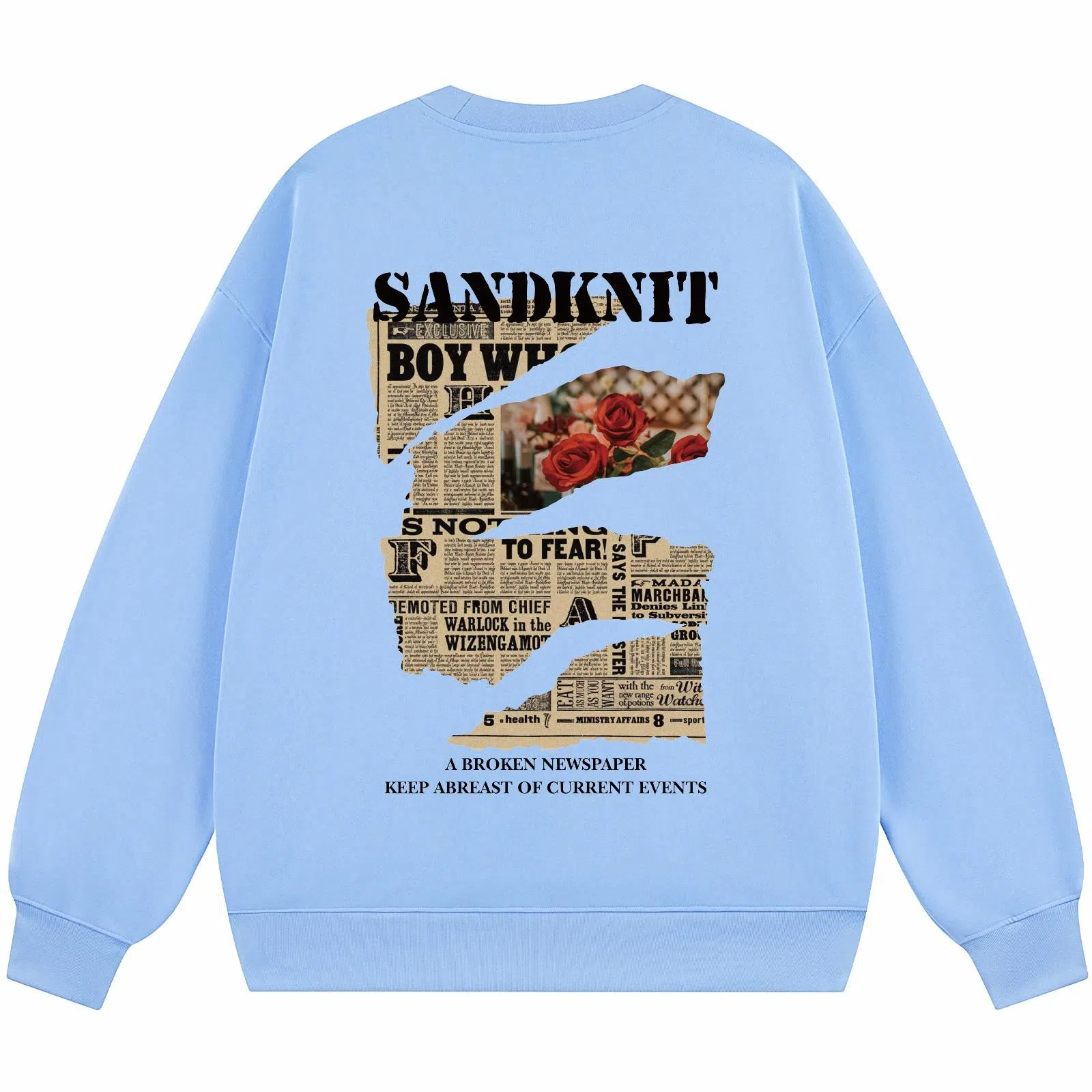 SandKnit Retro Rose Series Sweatshirt