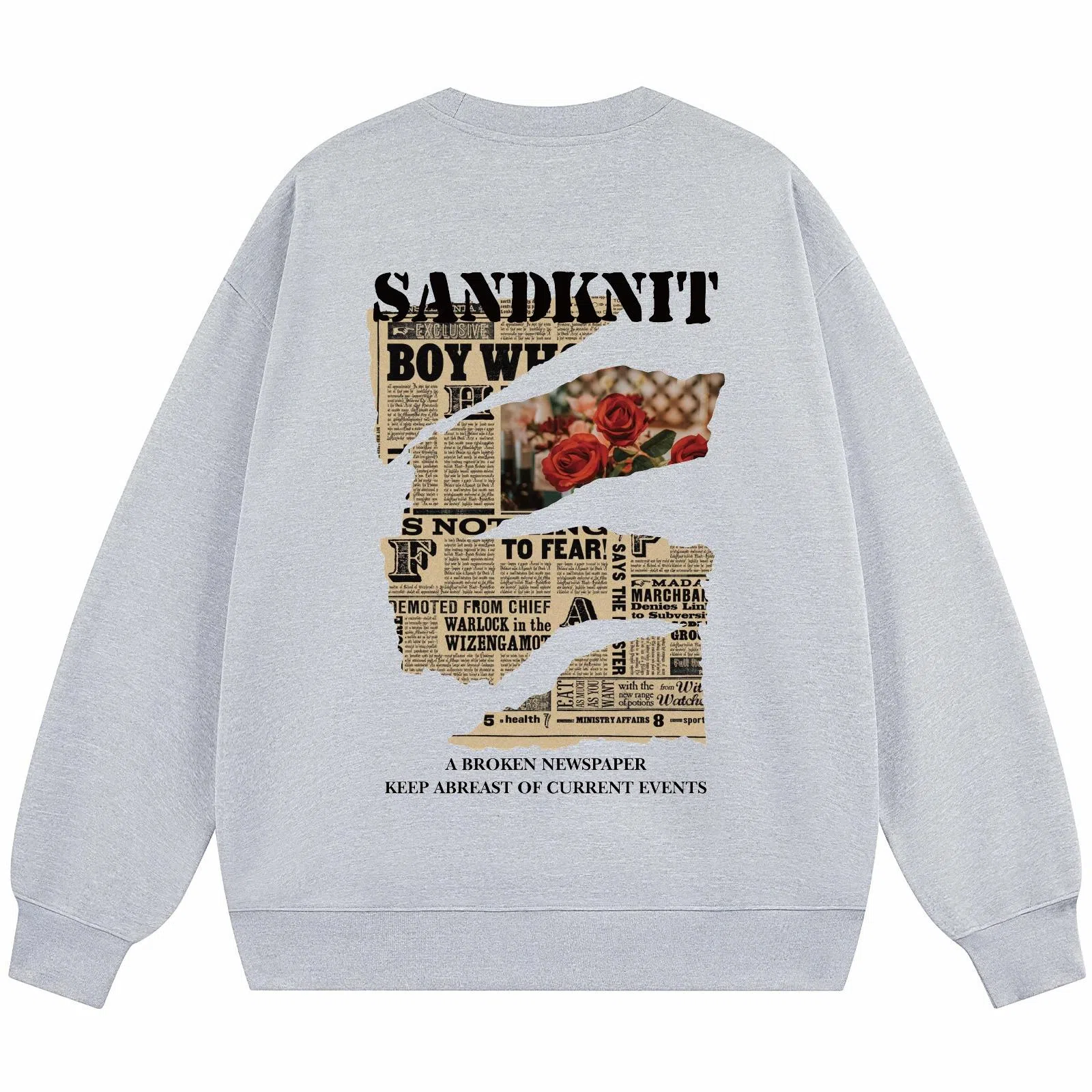 SandKnit Retro Rose Series Sweatshirt