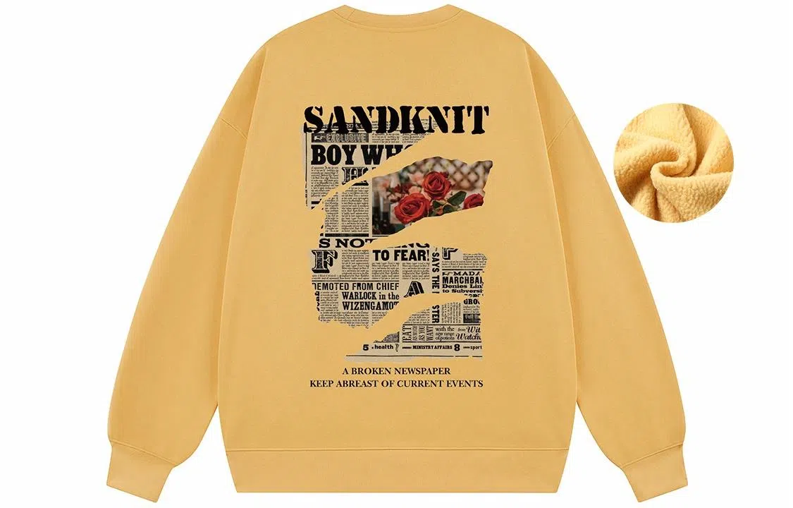 SandKnit Retro Rose Series Sweatshirt