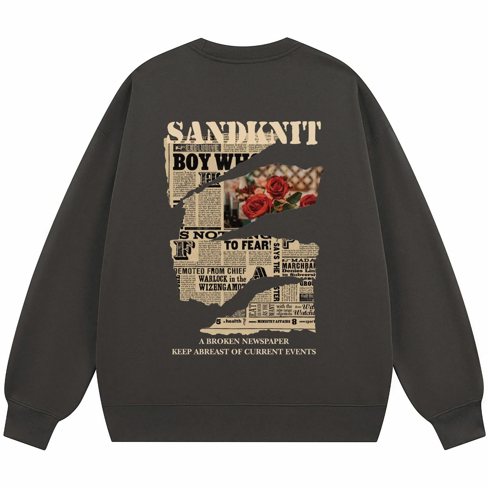 SandKnit Retro Rose Series Sweatshirt