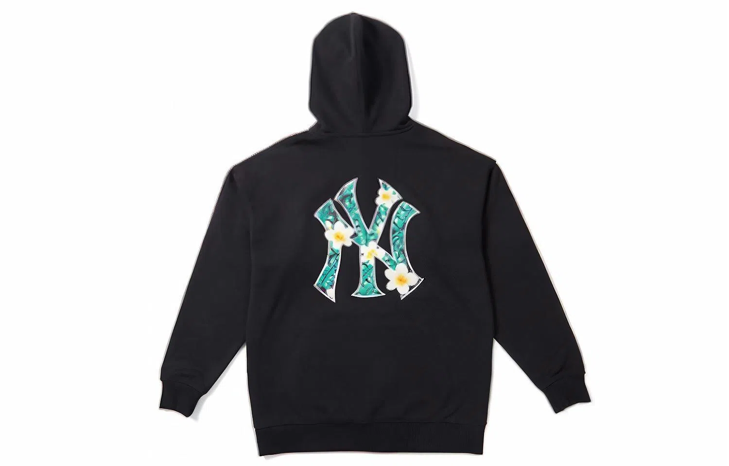 New Era MLB Yankees Floral Logo Hoodie Black