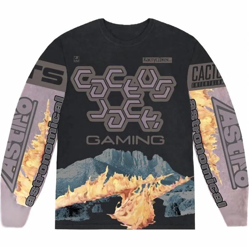 Travis Scott Cactus Jack Crewneck Black