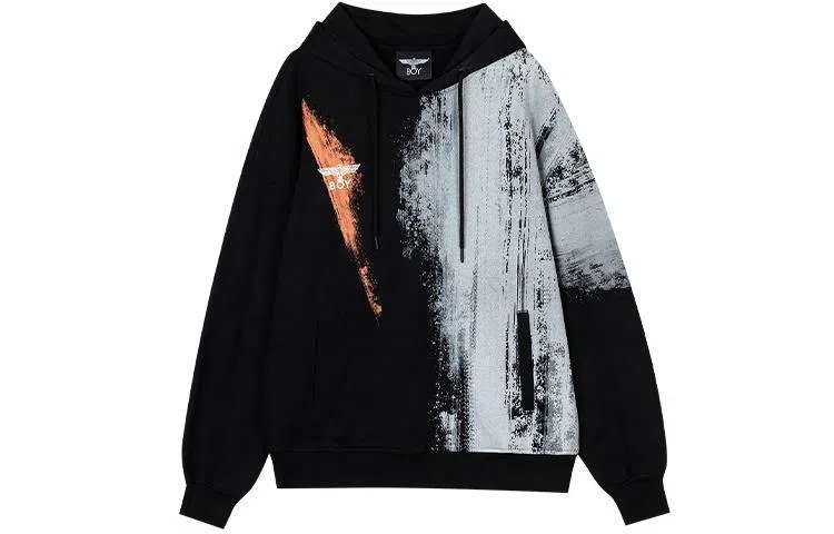 Boy London FW21 Graffiti Eagle Print Sweatshirt Black