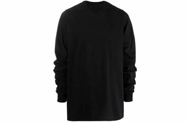 Rick Owens FW21 Black Pullover Sweatshirt