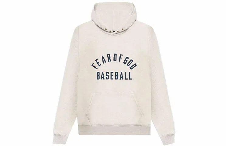 Fear of God Baseball Hoodie Cream Heather