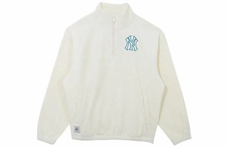 New Era Fleece Logo Sweatshirt White