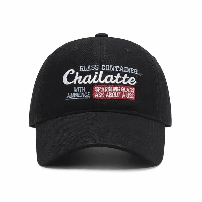 【刺绣字母 户外通勤ins】 攸委 大头围显脸小鸭舌帽春夏季防晒遮阳帽 棉 透气百搭时尚软顶中性款弯檐帽子 男女同款情侣款