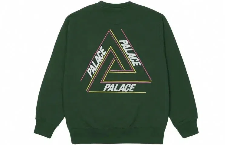 PALACE FW21 Basically A Tri-ferg Crew Green Logo