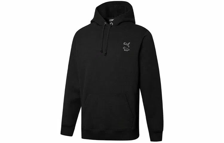 Puma x Maison Kitsune Hoodie Black