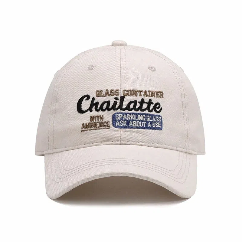 【刺绣字母 户外通勤ins】 攸委 大头围显脸小鸭舌帽春夏季防晒遮阳帽 棉 透气百搭时尚软顶中性款弯檐帽子 男女同款情侣款