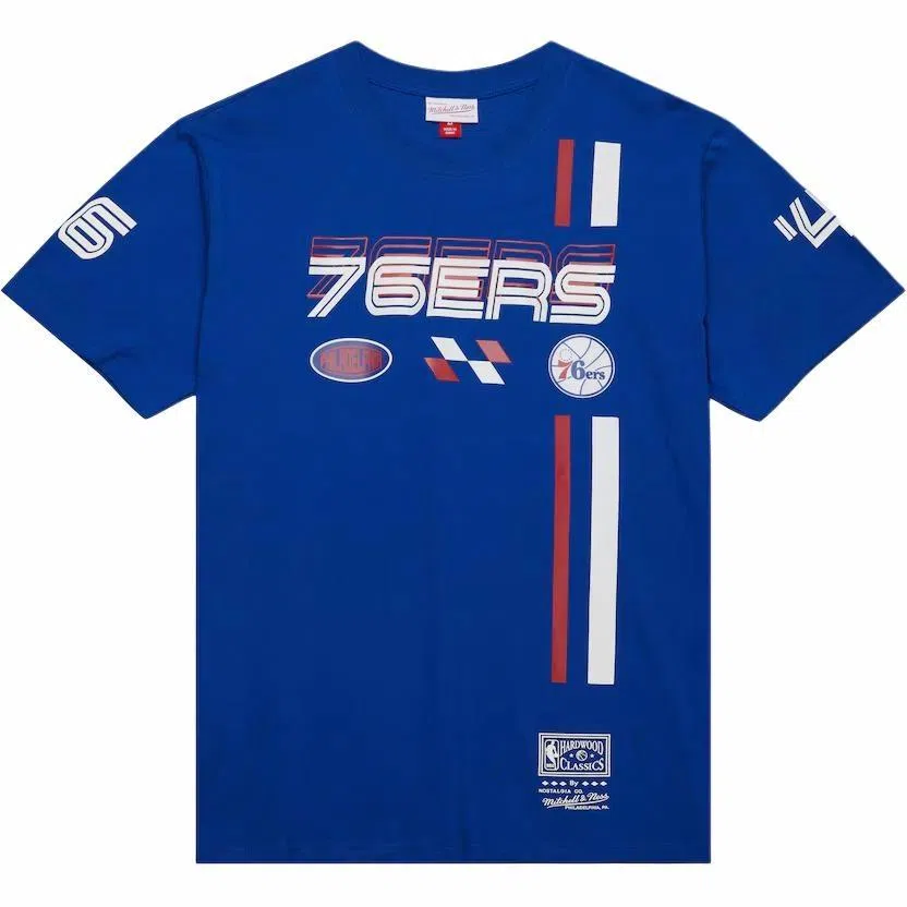Mitchell Ness x NBA 76 Blurred T