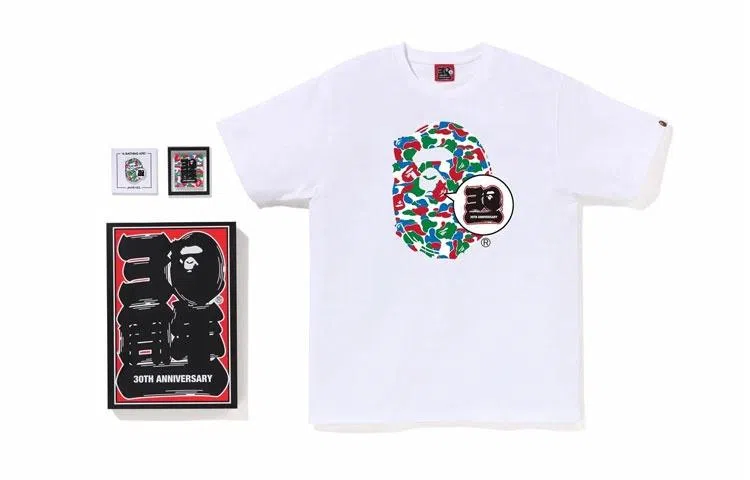 BAPE SS23 30th Anniversary T-Shirt White